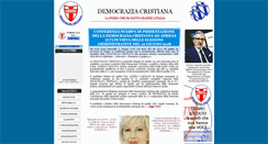 Desktop Screenshot of democraziacristianaonline.info