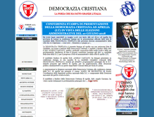 Tablet Screenshot of democraziacristianaonline.info